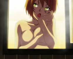 Rule 34 | 10s, anime screenshot, blonde hair, breasts, large breasts, lowres, nude, sankarea, saouji ranko, screencap, topless, wet