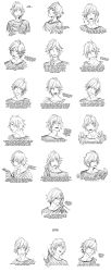Rule 34 | 10s, 1boy, absurdres, acidfreecoke, amata sora, aquarion (series), aquarion evol, expressions, facial expressions, fourth wall, greyscale, highres, male focus, monochrome, multiple views, spoilers, truth, white background