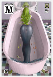 Rule 34 | 1girl, bathtub, breasts, fishtail, highres, mermaid, monster, monster girl, nude, solo, tagme, youno senichi