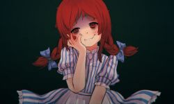 Rule 34 | 1girl, grin, red eyes, red hair, twintails, wendy&#039;s, wendy (wendy&#039;s), yandere trance