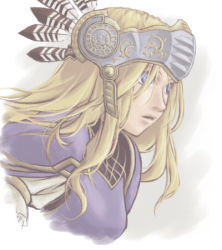 Rule 34 | 1girl, breasts, commentary request, long hair, lowres, silmeria valkyrie, simple background, solo, valkyrie profile (series), yokutsuki noa