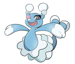 Rule 34 | animal, brionne, full body, gen 7 pokemon, lowres, no humans, pokemon, seal (animal), simple background, solo, white background