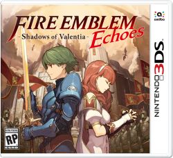 Rule 34 | 1boy, 1girl, alm (fire emblem), armor, back-to-back, box art, breastplate, brigandine (armor), brother and sister, celica (fire emblem), fingerless gloves, fire emblem, fire emblem echoes, fire emblem gaiden, gloves, green hair, own hands clasped, nintendo, official art, own hands together, pauldrons, red hair, scan, shoulder armor, siblings, pauldrons, sword, weapon