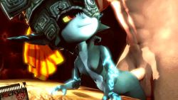 Rule 34 | 10s, 1boy, 1girl, 2015, 3d, animated, animated gif, breasts, erection, hetero, licking, licking lips, midna, navel, nintendo, nude, penis, pockyin, sex, size difference, smile, source filmmaker (medium), testicles, the legend of zelda, the legend of zelda: twilight princess, tongue, tongue out, uncensored