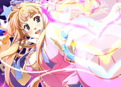 Rule 34 | 1girl, blonde hair, bow, breasts, dearmybrothers, face, female focus, gradient background, hair bow, macross, macross frontier, sheryl nome, solo
