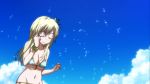 Rule 34 | 10s, animated, anime screenshot, bikini, blonde hair, blue bikini, boku wa tomodachi ga sukunai, bouncing breasts, breasts, kashiwazaki sena, large breasts, sound, swimsuit, video