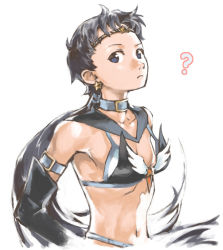 Rule 34 | ?, androgynous, bishoujo senshi sailor moon, bishoujo senshi sailor moon sailor stars, black eyes, black hair, buckle, choker, circlet, closed mouth, commentary, commentary request, earrings, gender request, jewelry, long hair, low ponytail, rc, sailor star fighter, seiya kou, solo, star (symbol), star earrings, very long hair, white background