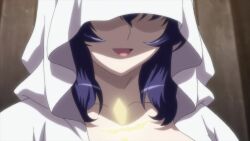 1girl animated anime_screenshot aroused blue_hair blush breast_awe breast_milk breast_sucking breast_tattoo breastfeeding breasts collarbone crazy_eyes highres huge_breasts in_heat lactation large_breasts large_nipples leaking licking_lips long_hair milk mind_control nipple_stimulation nipple_tweak nipples possessed seikon_no_qwaser self_breast_sucking smile smug tattoo tongue tongue_out uno_makoto video yamanobe_tomo yellow_eyes