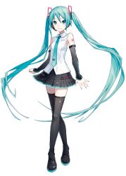 Rule 34 | 1girl, aqua eyes, aqua hair, bad id, bad link, bare shoulders, black thighhighs, boots, breasts, detached sleeves, female focus, full body, hatsune miku, hatsune miku (vocaloid4), headset, highres, ixima, long hair, nail polish, necktie, official art, petite, skirt, small breasts, smile, solo, thigh boots, thighhighs, transparent background, twintails, v4x, very long hair, vocaloid, zettai ryouiki