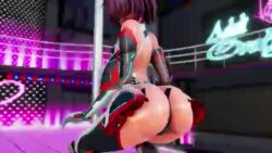 Rule 34 | 1girl, 3d, animated, artist request, ass, ass focus, ass shake, audible music, black leotard, blush, bouncing ass, bouncing breasts, breasts, brown hair, cameltoe, close-up, curvy, dancing, dark skin, female focus, fishnets, huge ass, impossible clothes, impossible leotard, legs, leotard, looking at viewer, mikumikudance (medium), mizuki yukikaze, mizuki yukikaze (future), pink eyes, see-through, see-through leotard, shiny clothes, shiny skin, short hair, skin tight, small breasts, solo, sound, tagme, taimanin (series), taimanin rpgx, taimanin suit, taimanin yukikaze, thong leotard, video, view between legs, wide hips