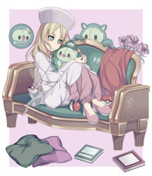 Rule 34 | 1girl, book, caitlin (pokemon), cape, couch, creatures (company), duosion, game freak, gen 5 pokemon, hikawa meijin, nintendo, on couch, pokemon, pokemon bw, reuniclus, see-through cape, solosis