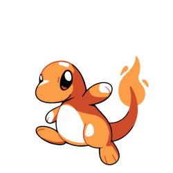 Rule 34 | charmander, closed mouth, commentary, creature, creatures (company), english commentary, fiery tail, fire, flame-tipped tail, full body, game freak, gen 1 pokemon, monochrome, nintendo, no humans, pokemon, pokemon (creature), pokemon rgby, pokemon rgby (style), rumwik, signature, simple background, smile, solo, tail, walking, white background
