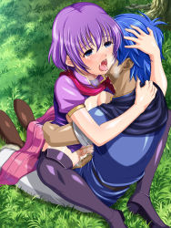 Rule 34 | 1boy, 1girl, blue eyes, blue hair, blush, boots, breasts, breath, cherry numan, cleavage, clothed sex, cum, cum in pussy, dark-skinned male, dark skin, fire emblem, fire emblem: new mystery of the emblem, hand on another&#039;s head, hetero, high heels, katarina (fire emblem), knee boots, kris (fire emblem), kris (male) (fire emblem), leg lock, medium breasts, nintendo, open mouth, purple hair, saliva, sex, shoes, short hair, tears, thighhighs, tongue, tongue out, trembling, uncensored, vaginal