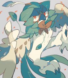 Rule 34 | 1other, akadako, animal feet, arms up, bags under eyes, beak, bird tail, body fur, brown fur, brown wings, claws, closed mouth, creatures (company), decidueye, feathered wings, furry, game freak, gen 7 pokemon, grey background, grey outline, half-closed eyes, leg up, looking at viewer, multicolored fur, nintendo, one-hour drawing challenge, other focus, pokemon, pokemon (creature), red eyes, simple background, slit pupils, solo, tail, white fur, winged arms, wings