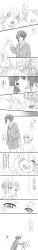 Rule 34 | 10s, absurdres, bad id, bad pixiv id, child, comic, greyscale, holding hands, highres, if they mated, long image, monochrome, partially translated, psycho-pass, shioneko, tall image, tears, translation request, tsunemori akane