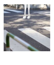 Rule 34 | 1girl, absurdres, bang dream!, bang dream! it&#039;s mygo!!!!!, blurry, blurry foreground, commentary request, crosswalk, dappled sunlight, day, highres, lower body, official art, outdoors, photo background, shoes, shu atelier, sneakers, socks, solo, sunlight, takamatsu tomori
