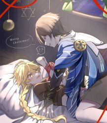Rule 34 | !?, 2boys, aether (genshin impact), ahoge, all fours, arm armor, back, ball, bed, belt, black belt, black hair, blanket, blonde hair, blue vest, blunt ends, blush, bow, braid, brown shirt, cloud, cloudy sky, earrings, english text, exydrjrpmlugsgj, genshin impact, grey scarf, grey shorts, hair between eyes, hair ornament, highres, indoors, jewelry, light, long hair, looking at another, looking down, looking up, lying, male focus, multicolored hair, multiple boys, navel, night, night sky, no headwear, on back, open mouth, pillow, pink bow, pom pom (clothes), purple belt, purple hair, purple sky, ring, scaramouche (genshin impact), scarf, shirt, short hair, short sleeves, shorts, single earring, sitting, sky, smile, speech bubble, star (sky), star (symbol), starry sky, sweat, sweatdrop, tape, tassel, teeth, tongue, two-tone hair, two-tone vest, vest, wall, wanderer (genshin impact), white vest, window, yaoi, yellow eyes
