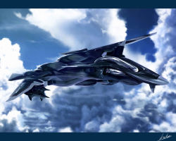 Rule 34 | 00s, aircraft, airplane, cloud, day, ffr-41md, ffr-41mr, fighter jet, jet, kawanakajima, letterboxed, md5 mismatch, military, military vehicle, no humans, sentou yousei yukikaze, signature, sky, vehicle focus