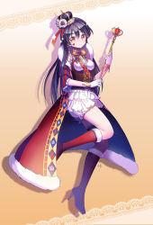 Rule 34 | 1girl, 4b, blue hair, blush, boots, cape, commentary request, crown, floating, full body, fur trim, gloves, hair between eyes, heart, long hair, looking at viewer, love live!, love live! school idol festival, love live! school idol project, ribbon, shorts, simple background, solo, sonoda umi, white gloves, yellow eyes