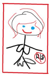 Rule 34 | 1girl, blue eyes, breasts, doodle, erection, facing viewer, female focus, futanari, hong9555, large breasts, lineart, long neck, looking at viewer, no feet, no hands, no nipples, nude, original, penis, red hair, short hair, simple background, smile, solid circle eyes, solo, standing, swept bangs, testicles, third-party edit, waifume-chan, white background