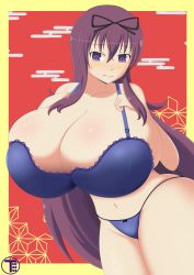 Rule 34 | 1girl, absurdres, breasts, highres, huge breasts, murasaki (senran kagura), senran kagura, solo, tagme