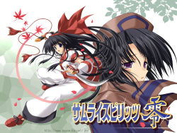 Rule 34 | 2girls, :o, black hair, blue eyes, bow, detached sleeves, full body, hairband, hat, highres, holding, holding sword, holding weapon, japanese clothes, looking at viewer, multiple girls, nakoruru, parted lips, purple eyes, red bow, red footwear, rera, samurai spirits, scabbard, scarf, sheath, shoelaces, shoes, sword, tenmu shinryuusai, wallpaper, weapon