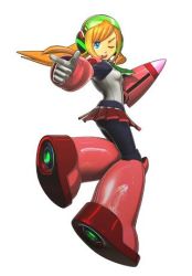 Rule 34 | 1girl, female focus, lowres, mega man (series), one eye closed, pachislot rockman ability, roll (pachislot rockman ability), simple background, solo, white background, wink