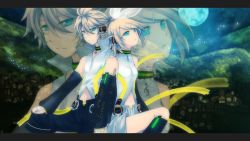 Rule 34 | 1boy, 1girl, bad id, bad pixiv id, brother and sister, kagamine len, kagamine len (append), kagamine rin, kagamine rin (append), moon, siblings, soriku, twins, vocaloid, vocaloid append