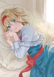 Rule 34 | absurdres, alice margatroid, hair between eyes, highres, solo, tagme, touhou, tsuno no hito