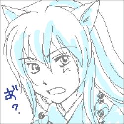 Rule 34 | 1boy, animal ears, inuyasha, inuyasha (character), lowres, male focus, monochrome, oekaki, sketch, solo, spot color, white background