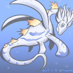Rule 34 | 1other, blue eyes, digimon, digimon (creature), lowres, other focus, plesiomon, solo, tail