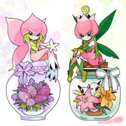 Rule 34 | digimon, fairy, flower, lilamon, lilimon, monster girl, petals, plant, plant girl