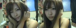 Rule 34 | asian, bare shoulders, japanese (nationality), kemikira, long hair, photo (medium), screencap, smile, webcam