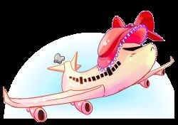 Rule 34 | aircraft, airplane, animated, animated gif, blush, bow, exhaust, frown, hat, hat bow, mob cap, nizaen, no humans, red bow, solo, tsundere, tsunderplane, undertale, vehicle focus
