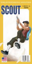 Rule 34 | 1boy, bag, gun, hat, highres, male focus, red scout (tf2), scout (tf2), solo, team fortress 2, weapon, who93