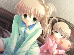 Rule 34 | 2girls, bed, blonde hair, doll, dream soft, green eyes, multiple girls, natural another one 2nd belladonna