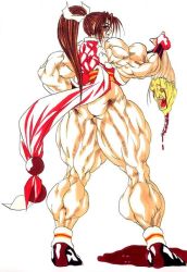Rule 34 | ass, biceps, extreme muscles, fatal fury, muscular, purukogi (plasma beach), shiranui mai, snk, the king of fighters