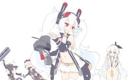 Rule 34 | 4girls, :o, ^^^, animal ears, arm belt, azur lane, bare shoulders, belt, belt buckle, bikini, bikini top only, black hair, black hairband, black ribbon, bow, buckle, cat ears, cat tail, cellphone, coat, commentary request, detached sleeves, eyebrows, fake animal ears, fake tail, fur collar, hair between eyes, hair ribbon, hairband, hat, hat bow, holding, holding phone, kaede (yumesaki kaede), laffey (azur lane), laffey (retrofit) (azur lane), long hair, long sleeves, miniskirt, multiple girls, navel, nude, open clothes, open coat, open mouth, phone, pleated skirt, ponytail, rabbit ears, rabbit tail, red bow, red eyes, red ribbon, remodel (azur lane), ribbon, short hair, sketch, skirt, sleeveless, sleeveless coat, sleeves past wrists, smartphone, sparkle, stomach, swimsuit, tail, thighhighs, turret, twintails, very long hair, white belt, white bikini, white legwear, white skirt, yellow belt, z23 (azur lane), zettai ryouiki