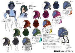 Rule 34 | 1girl, emina (chronos), formal, helmet, hyouryuu kangoku chronos, solo, space suit, suit