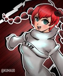 Rule 34 | 1girl, ahoge, blue eyes, bright pupils, happy, heart, highres, hood, hood down, hoodie, joestarmauo, long sleeves, open mouth, outstretched arms, persona, persona 5, persona 5 scramble: the phantom strikers, red background, simple background, smile, solo focus, sophia (p5s), teeth, twintails, twitter username, unfinished, white hoodie, white pupils, wide sleeves