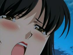 Rule 34 | 00s, ane to boin, animated, animated gif, black hair, breasts, cum, cum on ass, cum on body, cum on clothes, cum on hair, facial, hanamaru biwa, large breasts, nipples, pussy juice