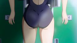 Rule 34 | 10s, 1girl, animated, animated gif, anime screenshot, ass, competition swimsuit, kaminashi nozomi, keijo!!!!!!!!, lowres, one-piece swimsuit, solo, standing, swimsuit