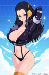 Rule 34 | 1girl, breasts, elpipe 3000, large breasts, long hair, nico robin, one piece, solo