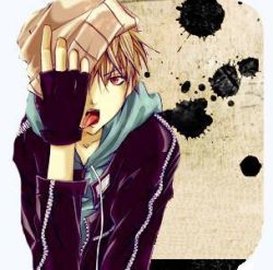 Rule 34 | 00s, 1boy, :p, air gear, hat, hood, hoodie, jacket, lowres, male focus, mikura kazuma, red eyes, solo, tongue, tongue out