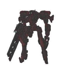 Rule 34 | armored core, concept art, flare, from software, mecha, no humans, physical blade, rail gun, robot, simple background, solo, weapon, white background