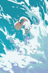 Rule 34 | above clouds, bird, closed mouth, cloud, commentary request, creatures (company), day, closed eyes, flying, game freak, gen 2 pokemon, highres, legendary pokemon, lugia, nintendo, no humans, outdoors, pokemon, pokemon (creature), wulie errr