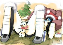 Rule 34 | censored, christmas, convenient censoring, jazz, jazz (transformers), male focus, mecha, no humans, robot, smile, snowman, solo, transformers, transformers: generation 1, what, yaoi