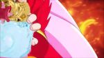 Rule 34 | 1girl, 3d, akagi towa, animated, sound, cure scarlet, dress, drill hair, feathers, fire, go! princess precure, hair ornament, high heels, instrument, long hair, magical girl, pink hair, pointy ears, precure, red eyes, solo, video, video