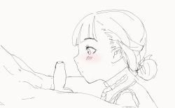 Rule 34 | animated, animated gif, annette fantine dominic, blush, facejob, fire emblem, fire emblem: three houses, foreskin, looking at penis, nintendo, nosejob, penis, penis awe, penis on face, small penis, smile