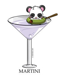 Rule 34 | :3, drink, glass, innertube, jenny pham, martini, no humans, olive, panda, swim ring
